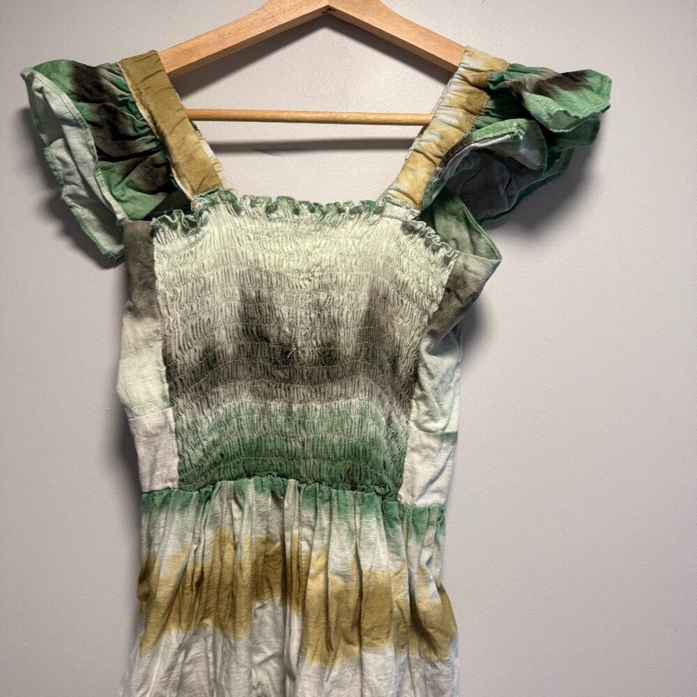 Green Ombre Maxi Dress O/S - Picture 6 of 7